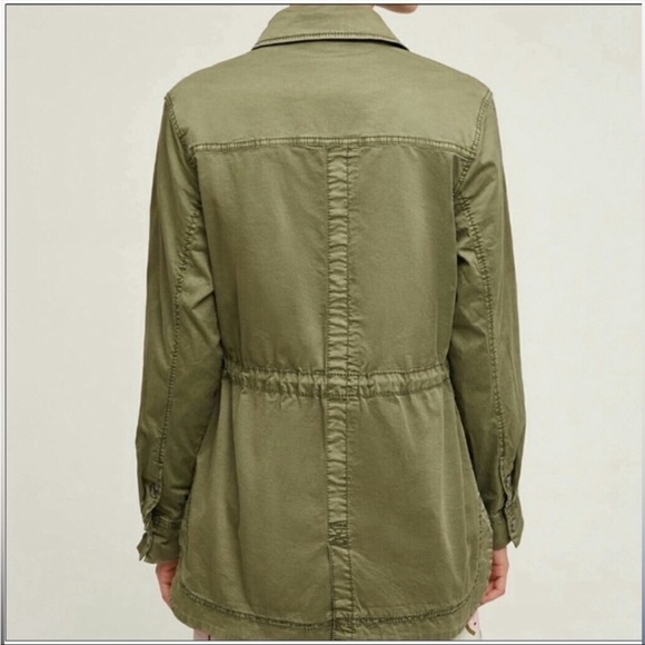 Marrakech Anthropologie Green Utility Jacket Geneva Military Size Extra … - Picture 3 of 12